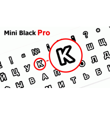 Універсальні наклейки Mini Black Pro